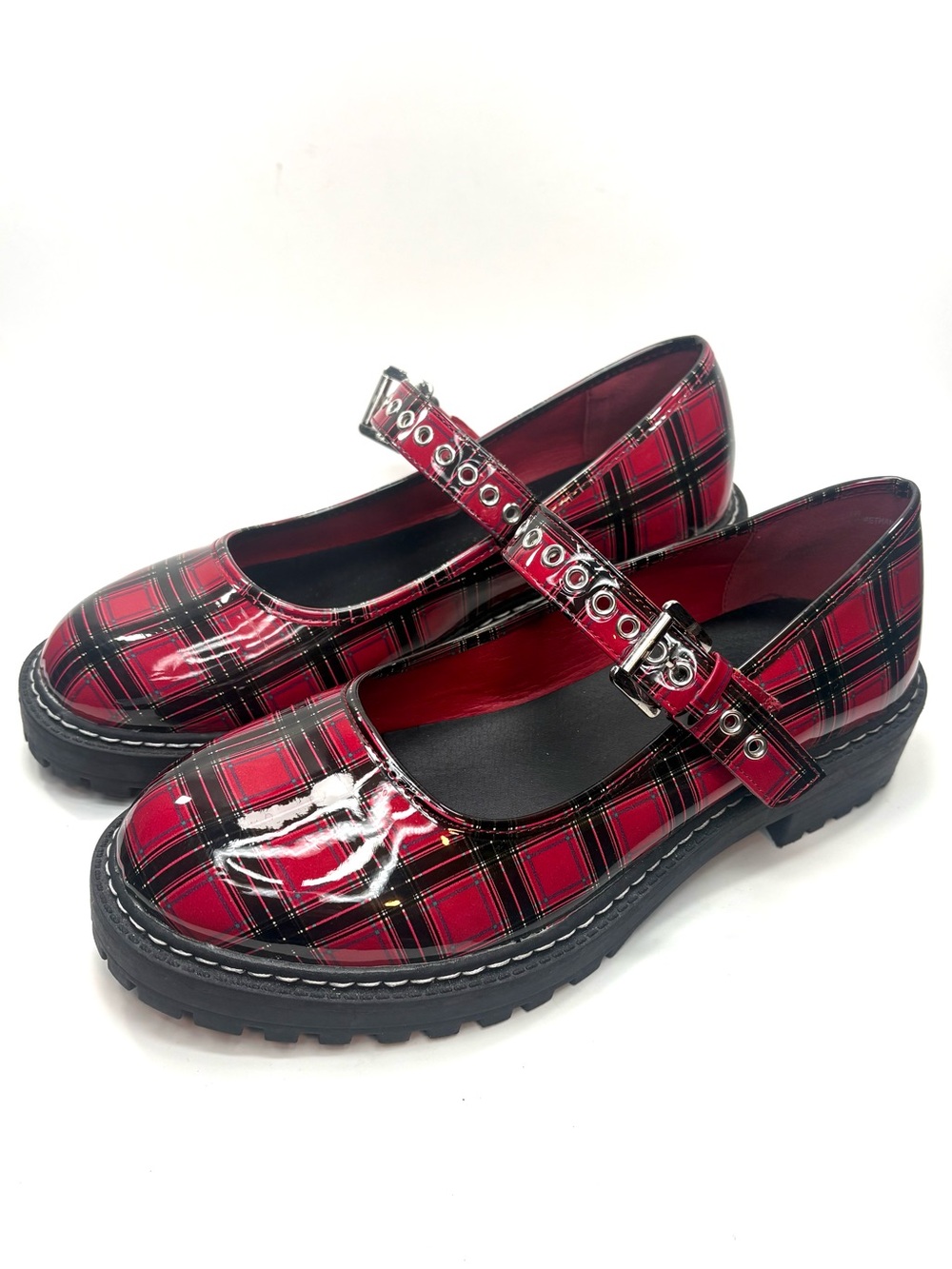 Torrid Lug Sole Plaid Mary Jane | 11WW